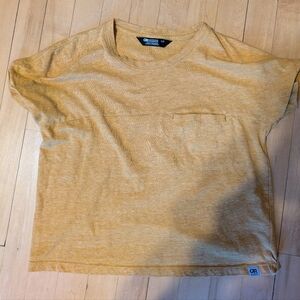 Outdoor research yellow cropped tee